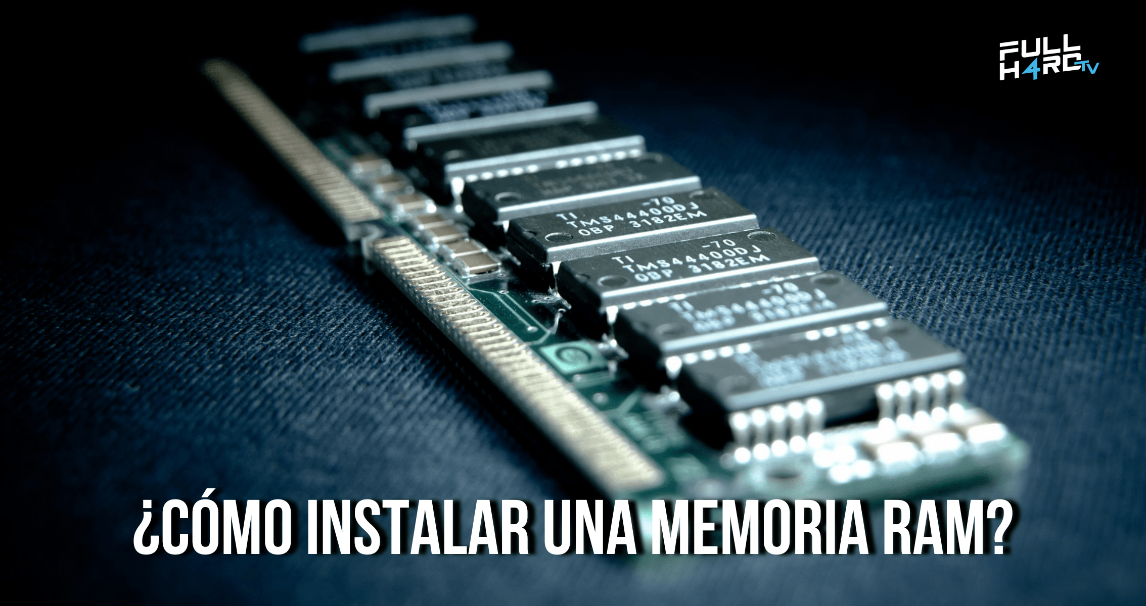 instalar memoria RAM