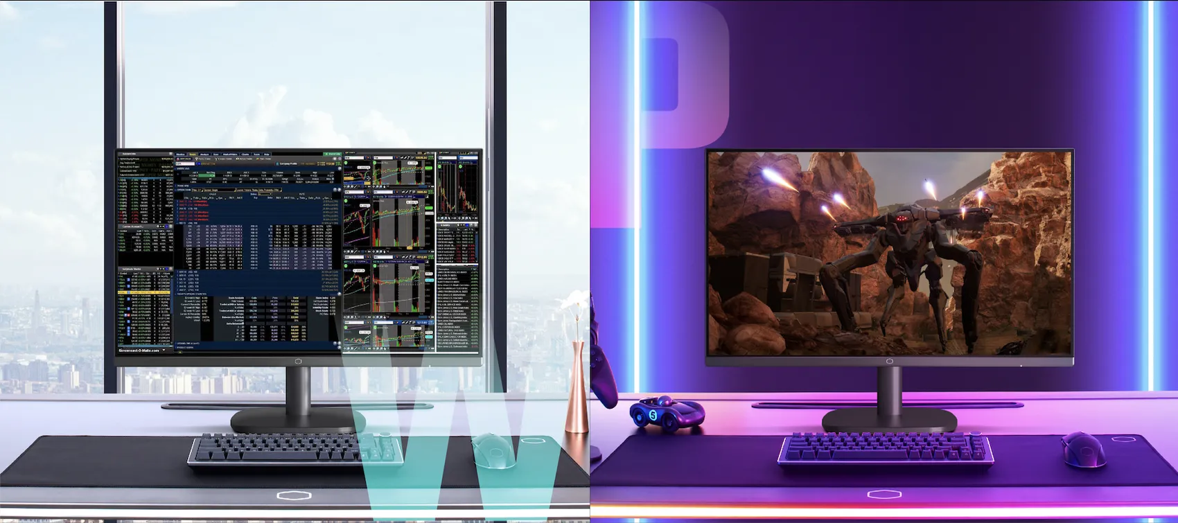 Monitor gamer navidad